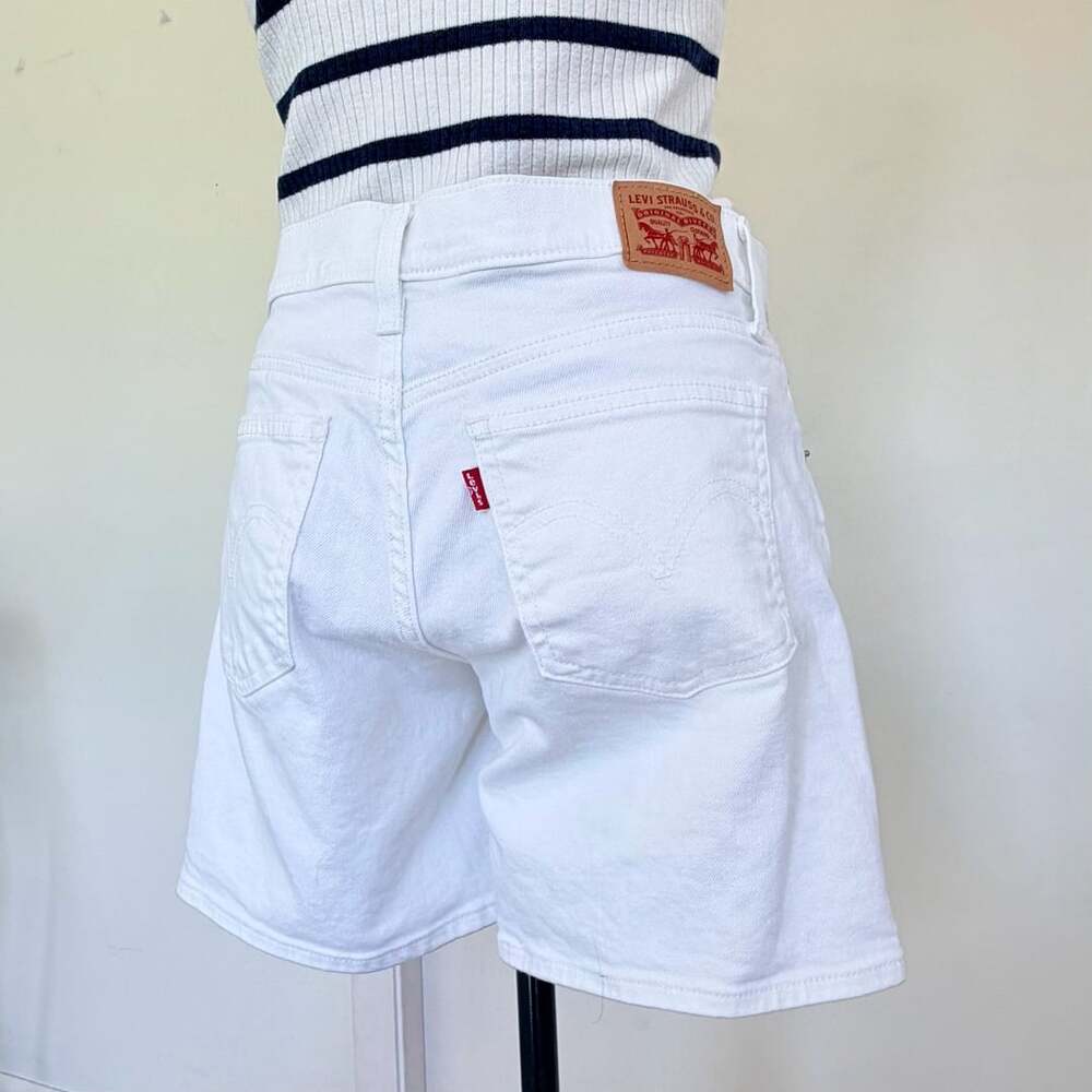 Levi's Denim Shorts Size W30 White